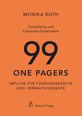 Roth |  Compliance und Corporate Governance - 99 One Pagers | eBook | Sack Fachmedien