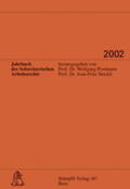 Portmann / Stöckli / Rehbinder |  JAR. Jahrbuch des schweizerischen Arbeitsrechts / JAR 2002 | Buch |  Sack Fachmedien
