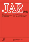 Portmann / Stöckli / Rehbinder |  JAR. Jahrbuch des schweizerischen Arbeitsrechts / Jahrbuch des Schweizerischen Arbeitsrechts JAR 2006 | Buch |  Sack Fachmedien