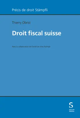 Obrist |  Droit fiscal suisse | Buch |  Sack Fachmedien