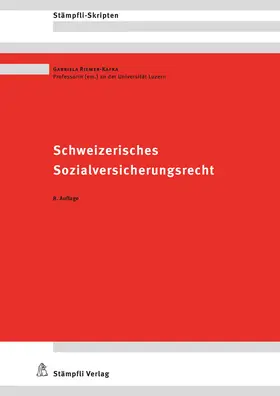 Riemer-Kafka |  Schweizerisches Sozialversicherungsrecht | Buch |  Sack Fachmedien
