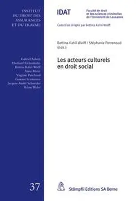 Kahil-Wolff / Perrenoud |  Les acteurs culturels en droit social | Buch |  Sack Fachmedien