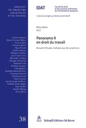 Wyler |  Panorama II en droit du travail | Buch |  Sack Fachmedien