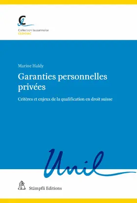 Haldy |  Garanties personnelles privées | eBook | Sack Fachmedien
