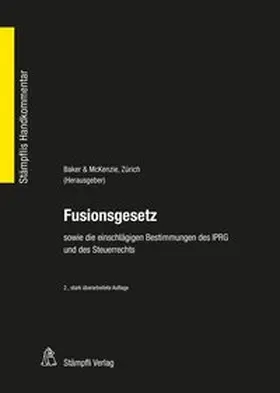  Fusionsgesetz | Buch |  Sack Fachmedien