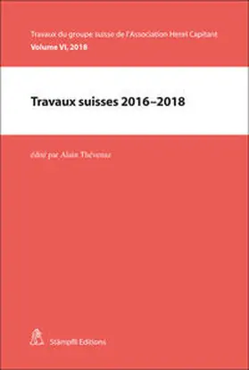 Thévenaz / Rouiller / Solenik |  Travaux suisses 2016-2018 | Buch |  Sack Fachmedien