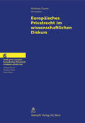 Furrer / Probst / Werro |  Europäisches Privatrecht im wissenschaftlichen Diskus | Buch |  Sack Fachmedien