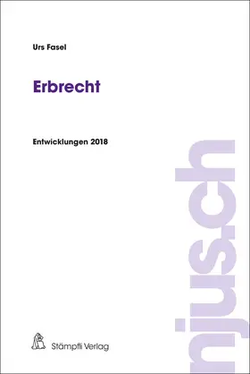 Fasel | Erbrecht | Buch | 978-3-7272-2662-5 | www.sack.de