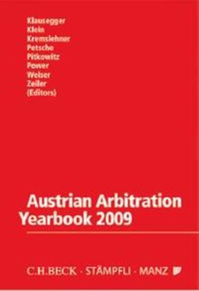 Klausegger / Klein / Kremslehner | Austrian Arbitration Yearbook 2009 | Buch | 978-3-7272-2752-3 | sack.de