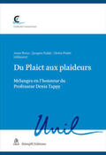 Piotet / Peroz |  Du Plaict aux plaideurs | eBook | Sack Fachmedien