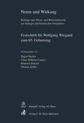 Bucher / Canaris / Honsell | Norm und Wirkung | Buch | 978-3-7272-2942-8 | sack.de