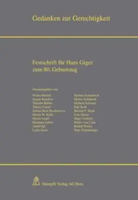 Seidl |  Gedanken zur Gerechtigkeit | Buch |  Sack Fachmedien