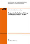Stauffer von May / Hausheer |  Regionale Aufgabenerfüllung und demokratische Rechte | Buch |  Sack Fachmedien