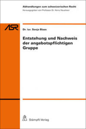 Blaas |  Blaas, S: Entstehung und Nachweis | Buch |  Sack Fachmedien