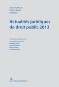Byrne-Sutton / Hofmann / Dufey |  Actualités juridiques de droit public 2013 | Buch |  Sack Fachmedien