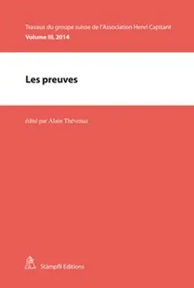 Thévenaz |  Les preuves | Buch |  Sack Fachmedien