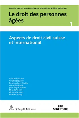 Vaerini / Longchamp / Rubido |  Le droit des personnes âgées | Buch |  Sack Fachmedien