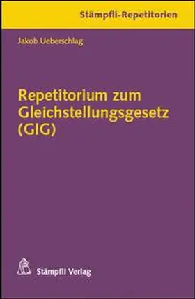 Überschlag |  Repetitorium zum Gleichstellungsgesetz (GIG) | Buch |  Sack Fachmedien