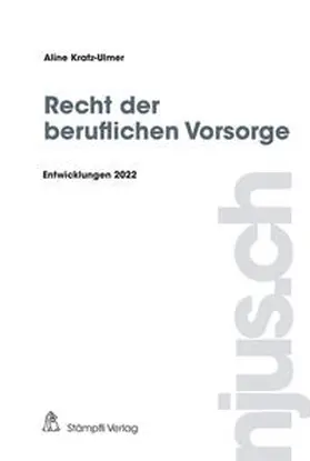 Kratz-Ulmer |  Recht der beruflichen Vorsorge | eBook | Sack Fachmedien