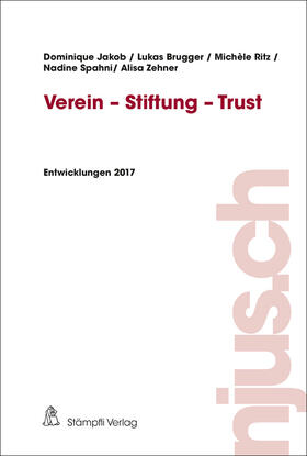 Jakob / Brugger / Ritz | Verein - Stiftung - Trust | E-Book | sack.de