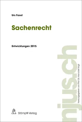 Vogt / Fasel |  Sachenrecht | eBook | Sack Fachmedien