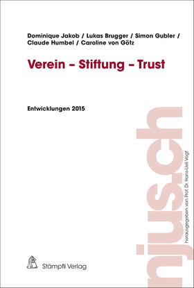 Jakob / Brugger / Gubler | Verein - Stiftung - Trust | E-Book | sack.de