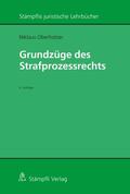 Oberholzer |  Grundzüge des Strafprozessrechts | eBook | Sack Fachmedien
