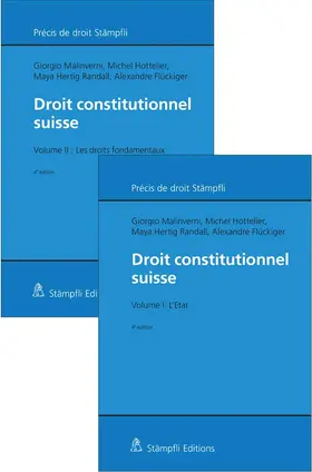 Malinverni / Hottelier / Flückiger |  Droit constitutionnel suisse vol. I & II (Set) | Buch |  Sack Fachmedien