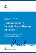 Meier / Tappy |  Jurisconsultus es, iuris nihil a te alienum putamus | eBook | Sack Fachmedien