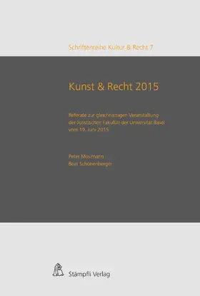 Schönenberger / Mosimann |  Kunst & Recht 2015 / Art & Law 2015 | eBook | Sack Fachmedien