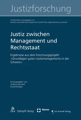 Lienhard / Kettiger / Emery |  Justiz zwischen Management und Rechtsstaat | eBook | Sack Fachmedien