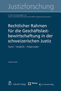Müller |  Rechtlicher Rahmen für die Geschäftslastbewirtschaftung in der schweizerischen Justiz | eBook | Sack Fachmedien
