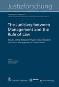 Lienhard / Kettiger |  The Judiciary between Management and the Rule of Law | eBook | Sack Fachmedien