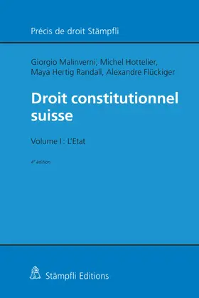 Malinverni / Hottelier / Hertig |  Droit constitutionnel suisse | eBook | Sack Fachmedien