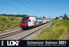 LOKI Kalender Schweizer Bahnen 2021 | Sonstiges | 978-3-7272-6116-9 | sack.de