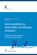 Meier / Tappy |  Jurisconsultus es, iuris nihil a te alienum putamus | Buch |  Sack Fachmedien