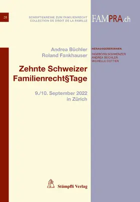 Zehnte Schweizer Familienrecht§Tage | E-Book | www.sack.de