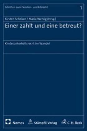 Scheiwe / Wersig | Einer zahlt und eine betreut? | Buch | 978-3-7272-6960-8 | sack.de