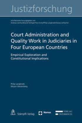 Langbroek / Westenberg | Court Administration and Quality Work in Judiciaries in Four European Countries | Buch | 978-3-7272-7678-1 | sack.de
