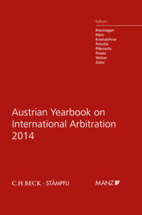 Klausegger / Klein / Kremslehner | Austrian Yearbook on International Arbitration 2014 | Buch | 978-3-7272-7742-9 | sack.de