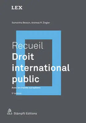 Besson / Ziegler | Recueil : Droit international public | Buch | 978-3-7272-7802-0 | sack.de