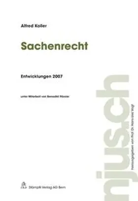 Koller / Vogt |  Sachenrecht | Buch |  Sack Fachmedien