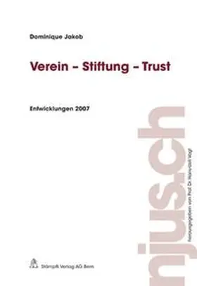 Jakob / Vogt |  Verein-Stiftung-Trust | Buch |  Sack Fachmedien