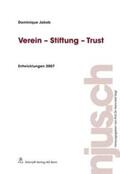 Jakob / Vogt |  Verein-Stiftung-Trust | Buch |  Sack Fachmedien