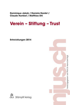 Jakob / Dardel / Humbel |  Verein - Stiftung - Trust | Buch |  Sack Fachmedien