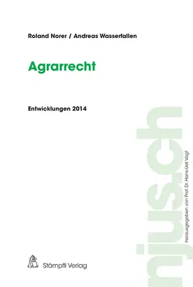 Norer / Wasserfallen |  Agrarrecht | Buch |  Sack Fachmedien