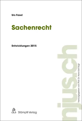 Vogt / Fasel | Sachenrecht | Buch | 978-3-7272-8163-1 | www.sack.de