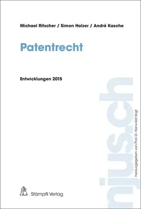 Vogt / Ritscher / Holzer |  Patentrecht | Buch |  Sack Fachmedien
