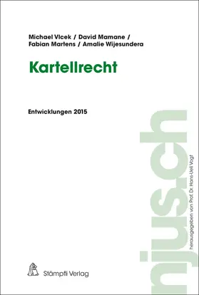 Vogt / Vlcek / Mamane |  Kartellrecht | Buch |  Sack Fachmedien