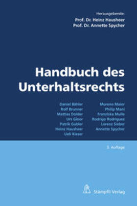 Hausheer / Spycher | Handbuch des Unterhaltsrechts | E-Book | sack.de